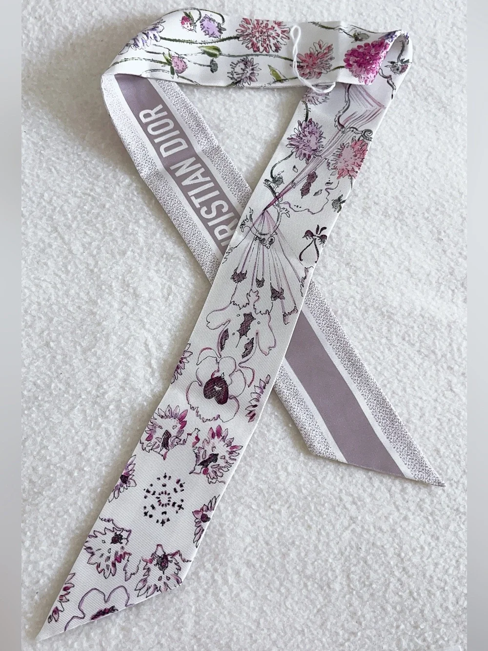 Dior Jardin D’hiver Mitzah Silk Scarf